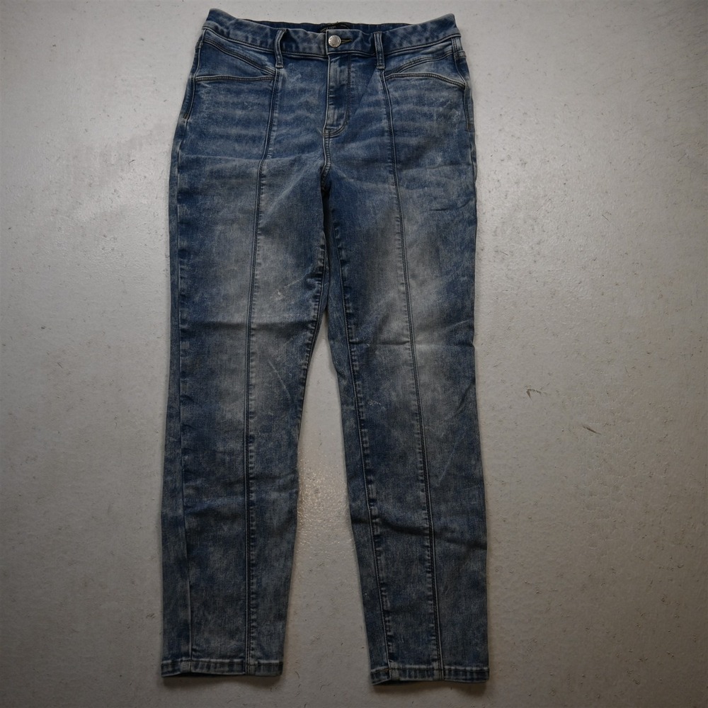 Simply Vera Vera Wang 12 High Rise Skinny Ankle Light Stretch Denim Womens Jeans